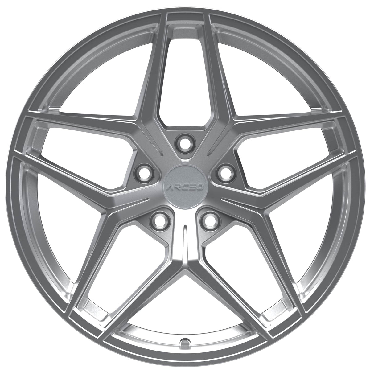 Alu kola Arceo PORTO 8x18 5x114.3 ET35 Silver Diamond | Wheelsup.cz