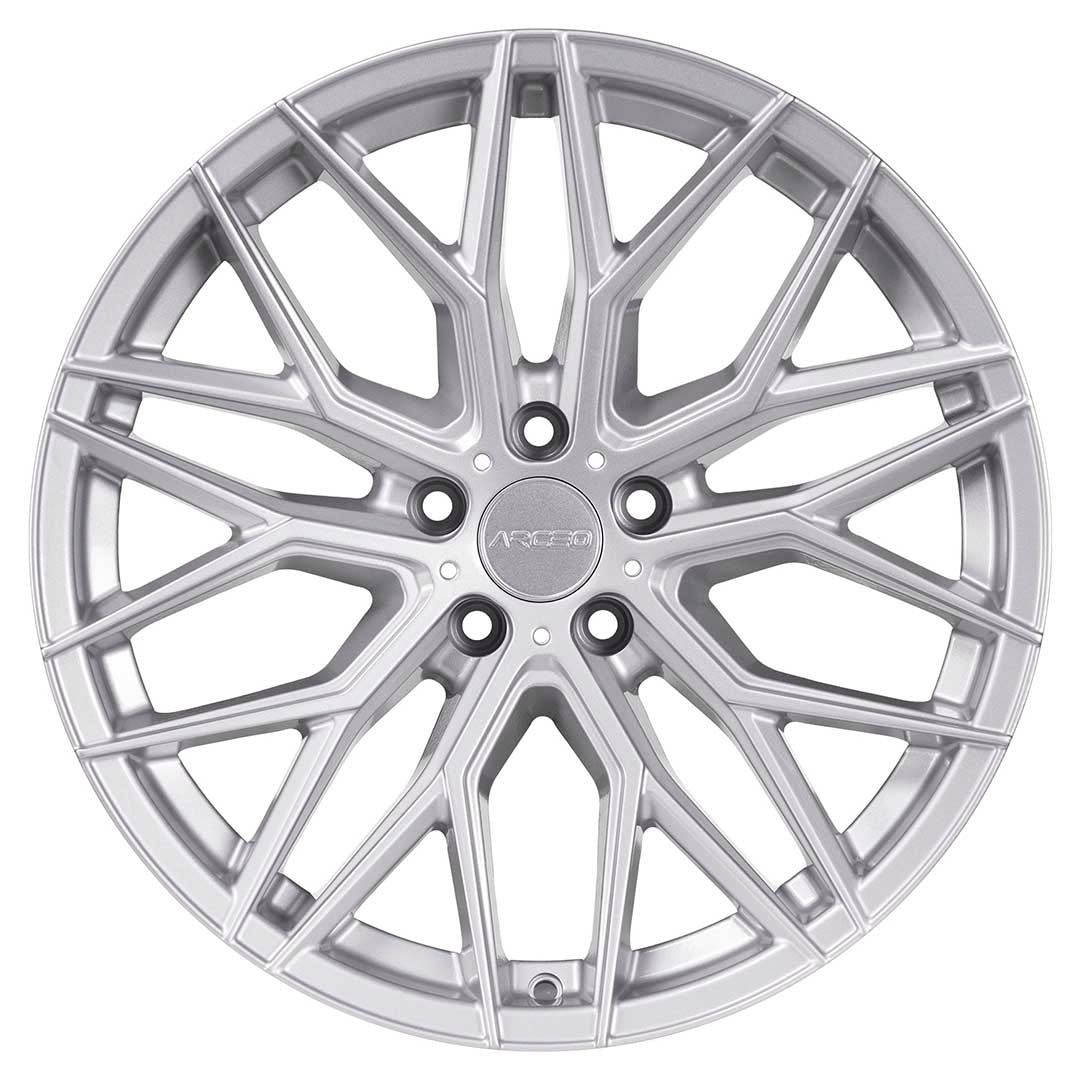 Alu kola Arceo VALENCIA 9.5x19 5x120 ET45 White Silver | Wheelsup.cz