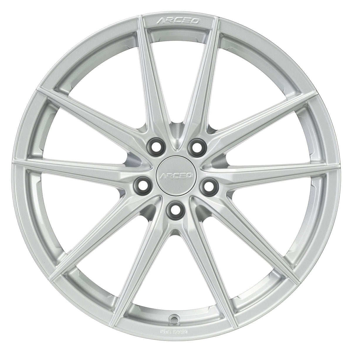 Alu kola Arceo MONACO 8.5x19 5x112 ET30 White Silver | Wheelsup.cz