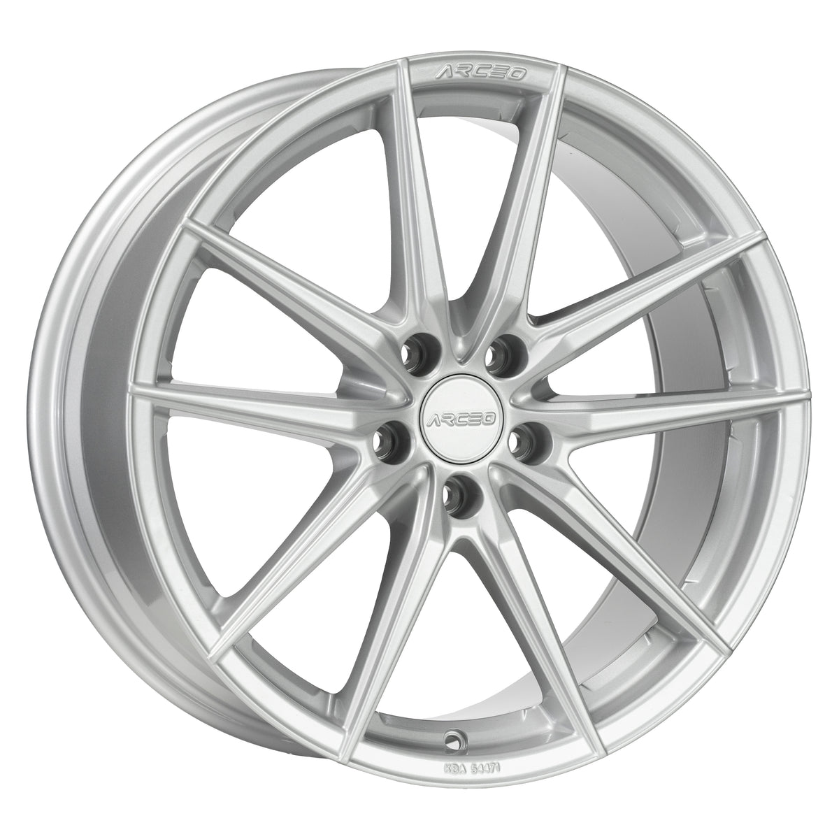 Alu kola Arceo MONACO 8.5x19 5x120 ET38 White Silver | Wheelsup.cz