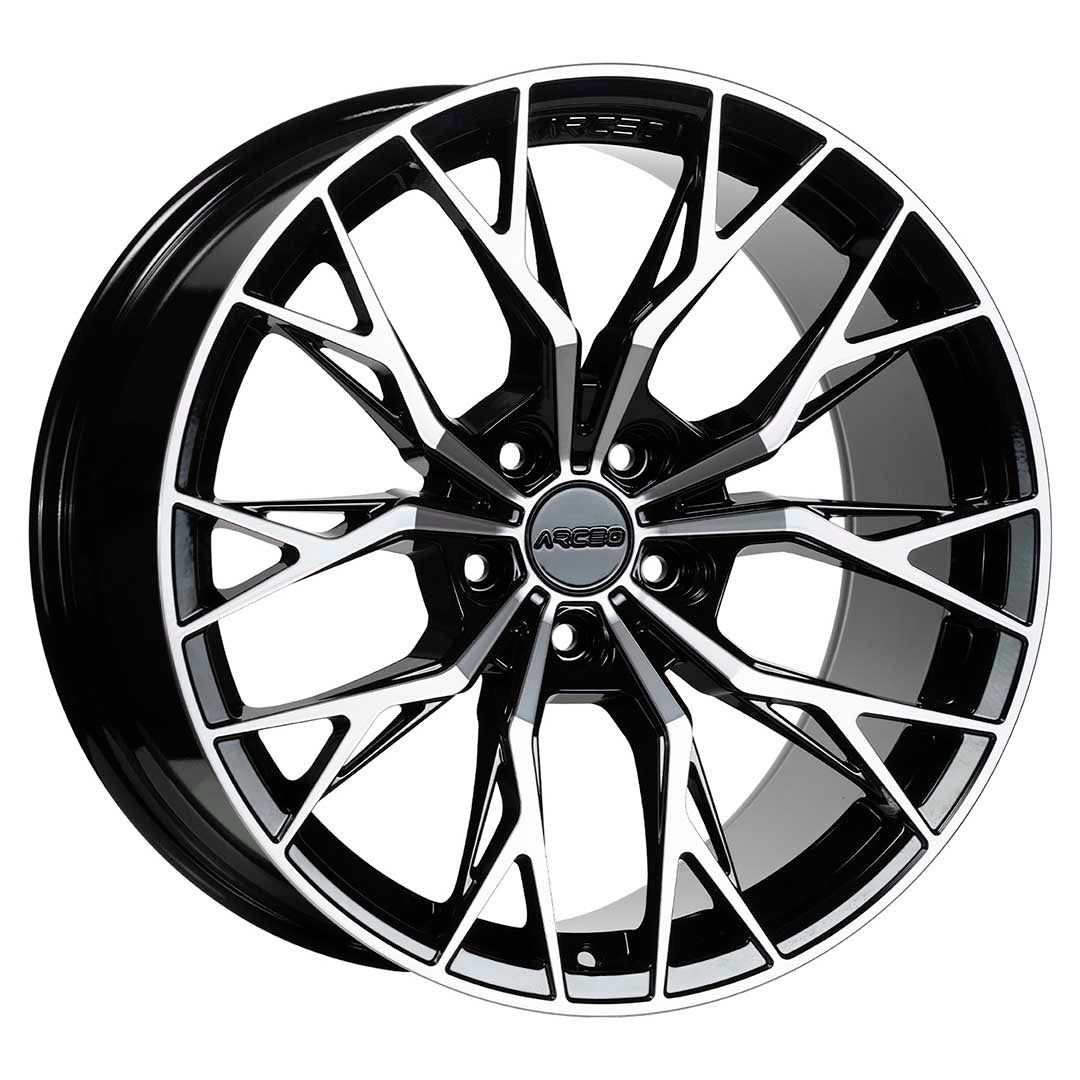 Alu kola Arceo ROMA 9.5x19 5x114.3 ET42 Black Diamond | Wheelsup.cz