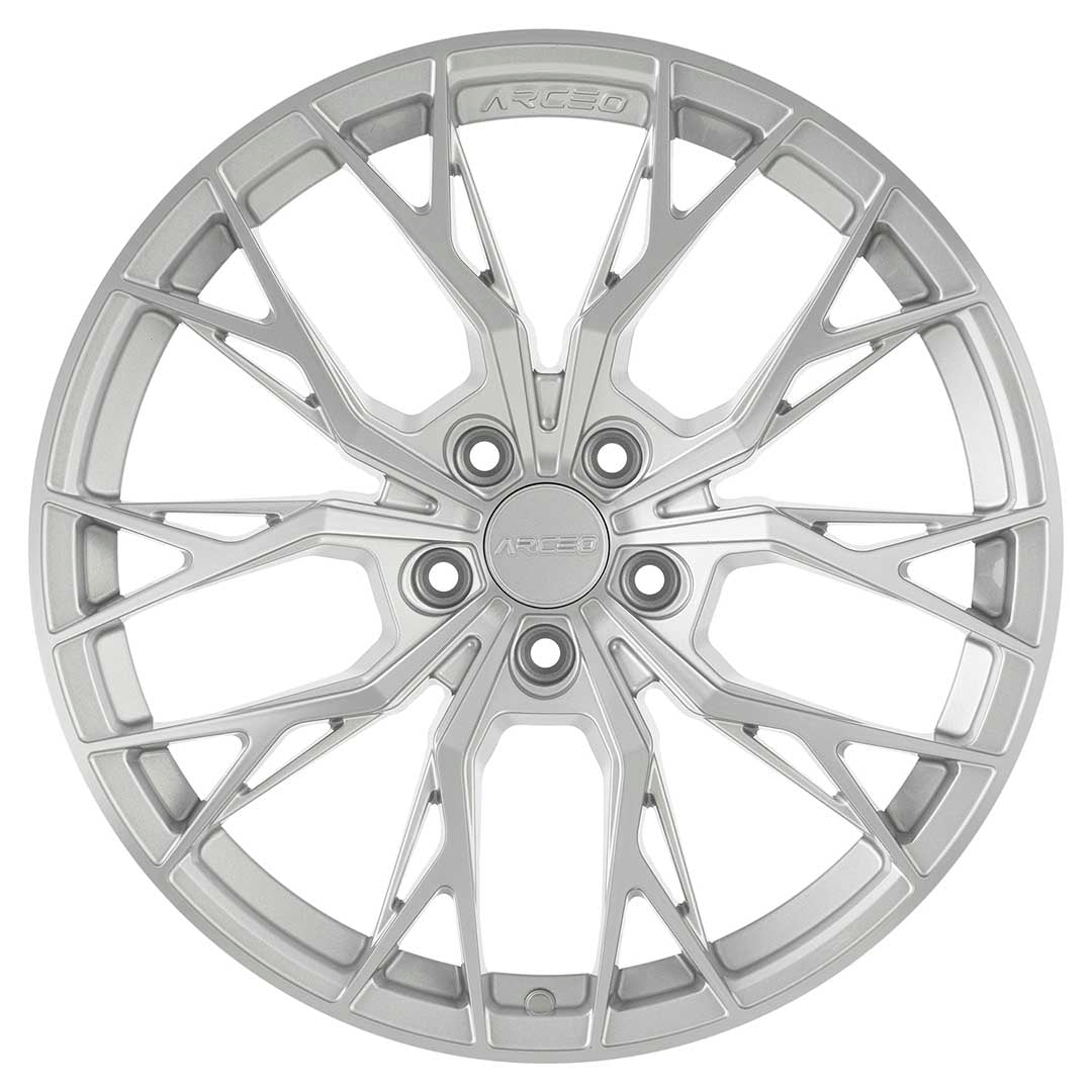 Alu kola Arceo ROMA 9.5x19 5x120 ET42 Silver Diamond | Wheelsup.cz