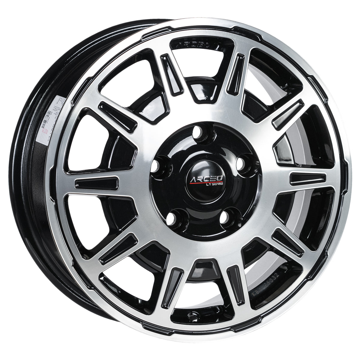 Alu kola Arceo LT1 6.5x16 5x130 ET62 Black Diamond | Wheelsup.cz