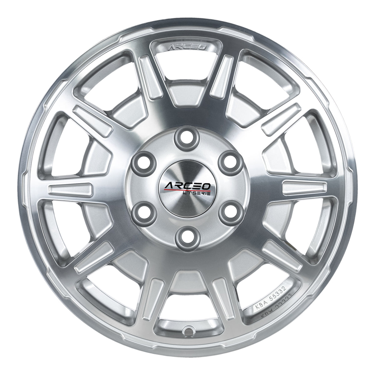 Alu kola Arceo LT1 6.5x16 6x130 ET62 Silver Diamond | Wheelsup.cz
