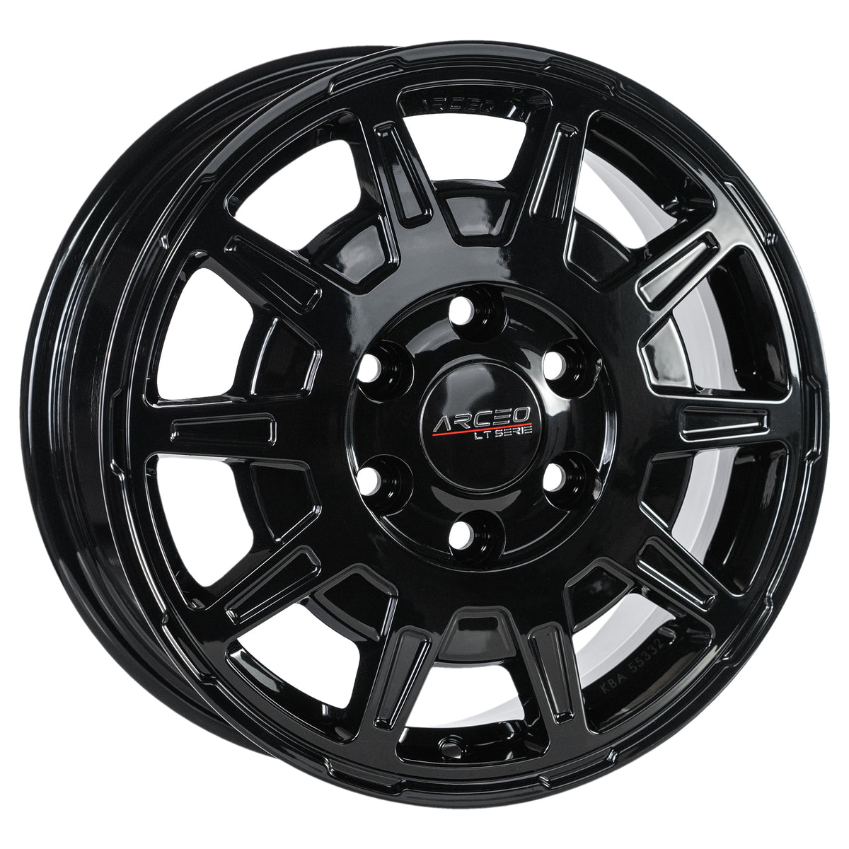 Alu kola Arceo LT1 6.5x16 6x130 ET62 Black | Wheelsup.cz