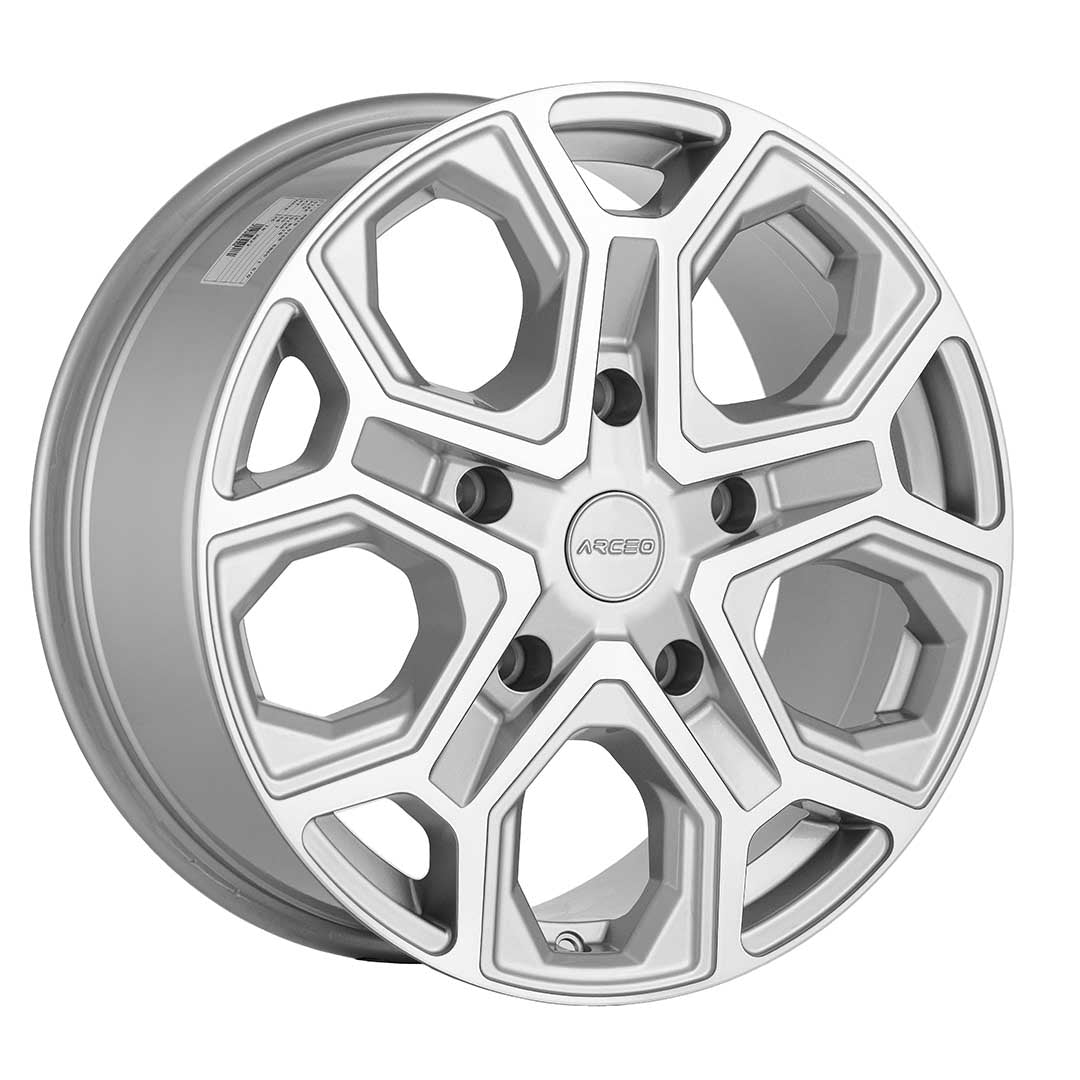 Alu kola Arceo LT2 8x18 5x130 ET50 Silver Diamond | Wheelsup.cz
