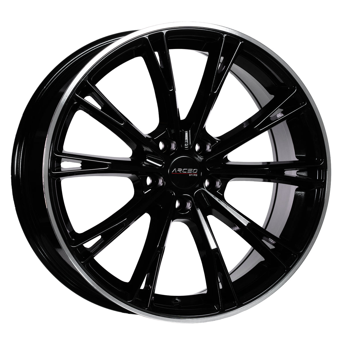 Alu kola Arceo ASW01 8.5x19 5x112 ET45 Black Lip Diamond | Wheelsup.cz