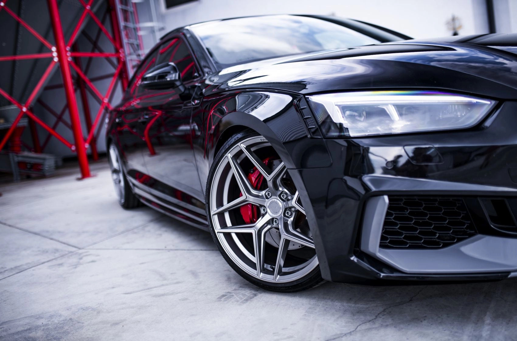 Alu kola Audi A5 S5 RS5 Concaver CVR2 Brushed Titanium 265 13189