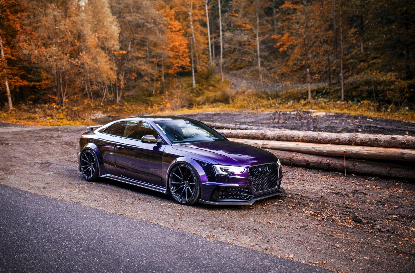 Alu kola Audi A5 S5 RS5 Concaver CVR4 Double Tinted Black 410 15088