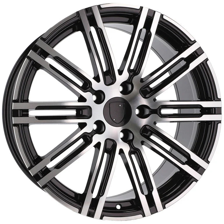 Alu kola pro Porsche B1026 9x21 5x112 ET26 66.6 Black Polished | Wheelsup.cz