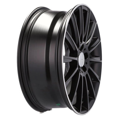 Alu kola pro Mercedes B1048 8.5x19 5x112 ET43 66.6 Black & Polished Lip | Wheelsup.cz