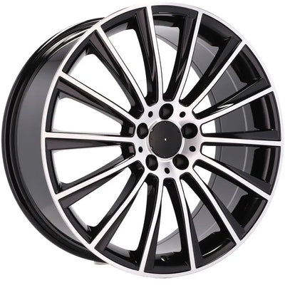 Alu kola pro Mercedes B1048 8x18 5x112 ET40 66.6 Black Polished | Wheelsup.cz