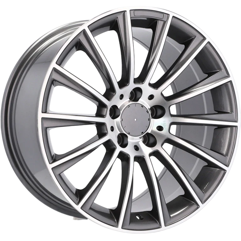 Alu kola pro Mercedes B1048 7.5x18 5x112 ET44 66.6 Grey Polished | Wheelsup.cz