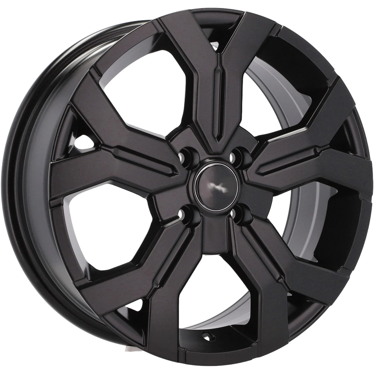 Alu kola pro Dacia B1110 6.5x16 4x100 ET40 60.1 Black Half Matt | Wheelsup.cz