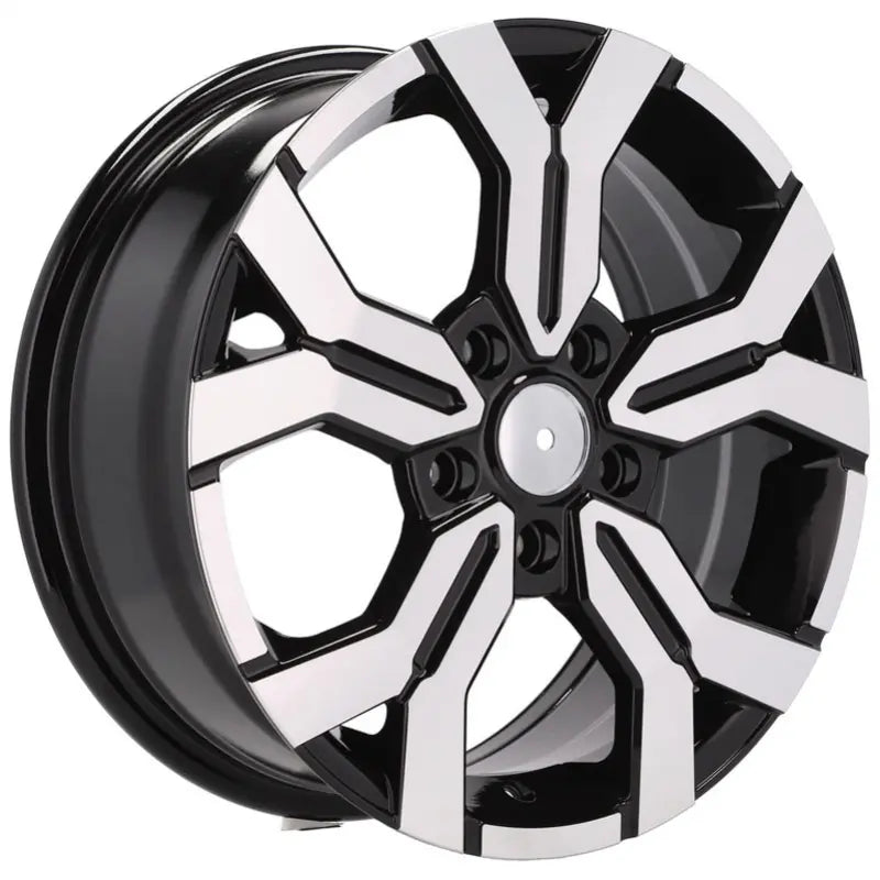 Alu kola pro Dacia B1110 6.5x15 4x100 ET40 60.1 Black Polished | Wheelsup.cz