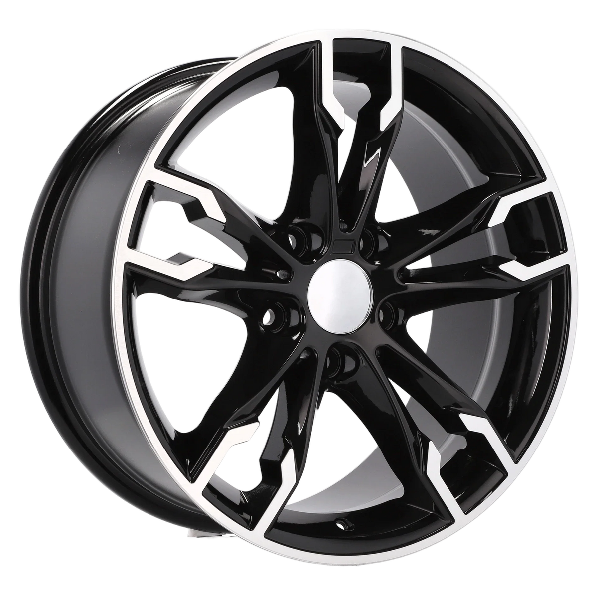 Alu kola pro BMW B1257 8x17 5x120 ET20 74.1 Black Polished | Wheelsup.cz