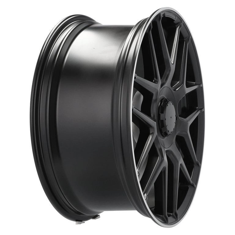 Alu kola pro Mercedes B1258 8.5x18 5x112 ET36 66.6 Black Half Matt & Polished Lip | Wheelsup.cz