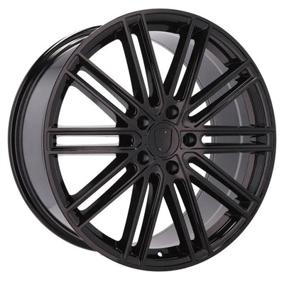 Alu kola pro Porsche B1271 9.5x21 5x130 ET61 71.6 Black | Wheelsup.cz