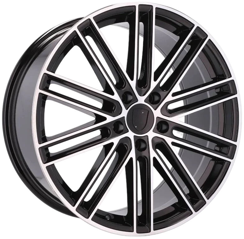 Alu kola pro Porsche B1274 9.5x20 5x130 ET55 71.6 Black Polished | Wheelsup.cz