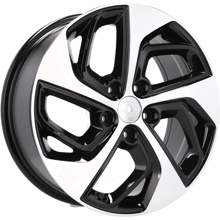 Alu kola pro Hyundai B1278 7.5x19 5x114.3 ET53 67.1 Black Polished | Wheelsup.cz
