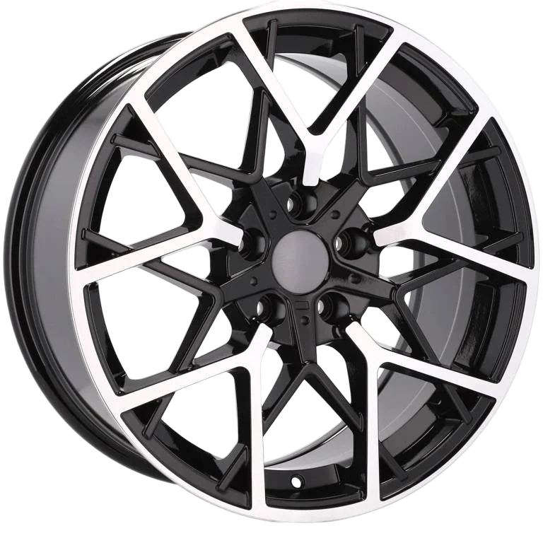 Alu kola pro BMW B1383 9.5x19 5x120 ET40 72.6 Black Polished | Wheelsup.cz