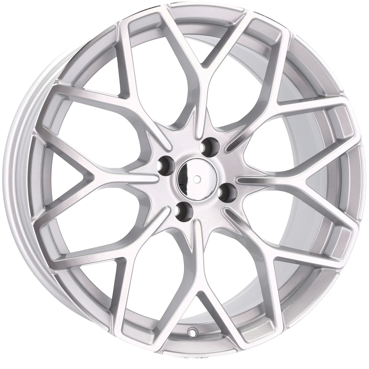 Alu kola pro Smart B1449 8x18 4x100 ET30 60.1 Machined Silver