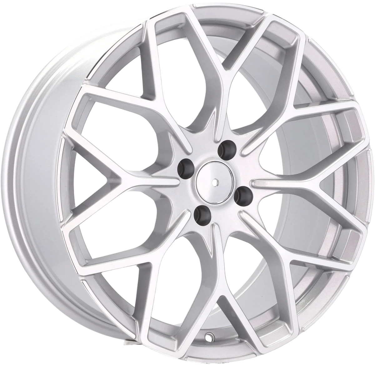 Alu kola pro Smart B1449 8x18 4x100 ET30 60.1 Machined Silver | Wheelsup.cz
