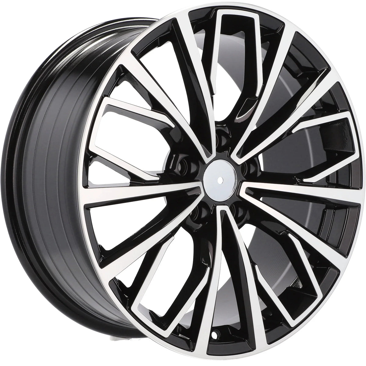 Alu kola pro Audi B1453 8x18 5x112 ET39 66.6 Black Polished | Wheelsup.cz
