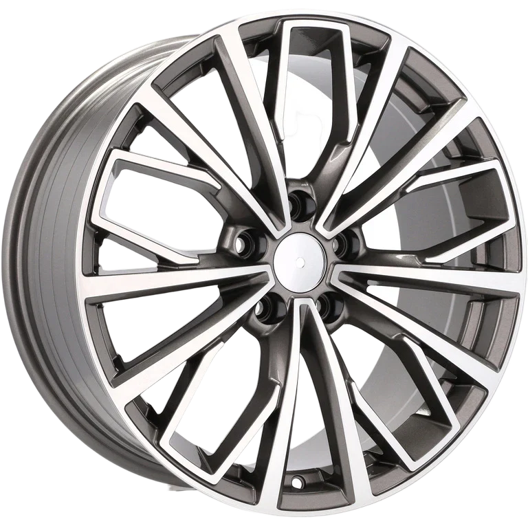 Alu kola pro Audi B1453 8x18 5x112 ET39 66.6 Grey Polished | Wheelsup.cz