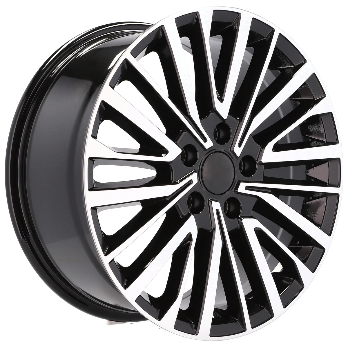 Alu kola pro Volkswagen B1515 8x18 5x120 ET50 65.1 Black Polished | Wheelsup.cz