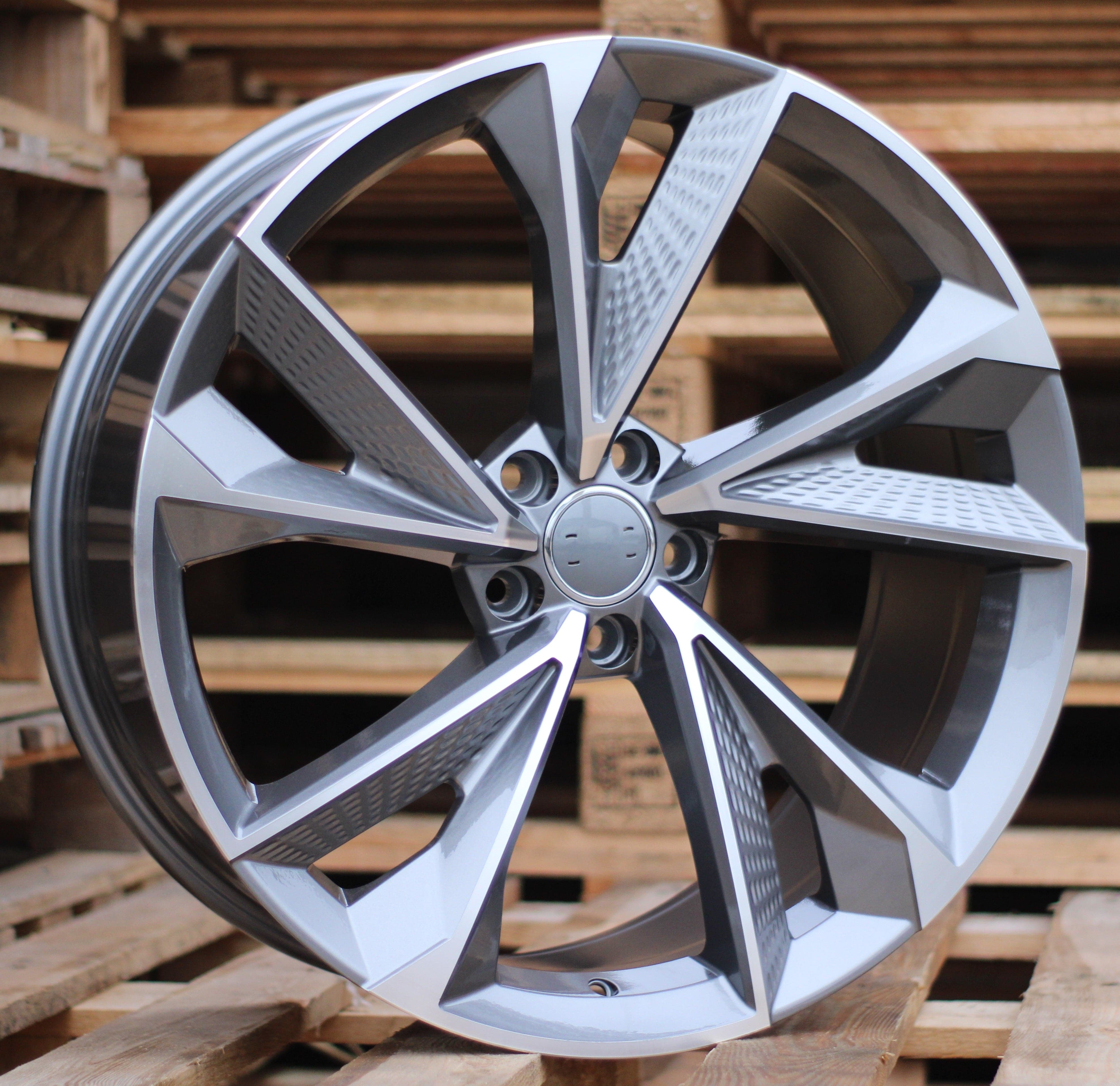 Racing Line B1566 8.5x19 5x112 ET40 šedá, Audi
