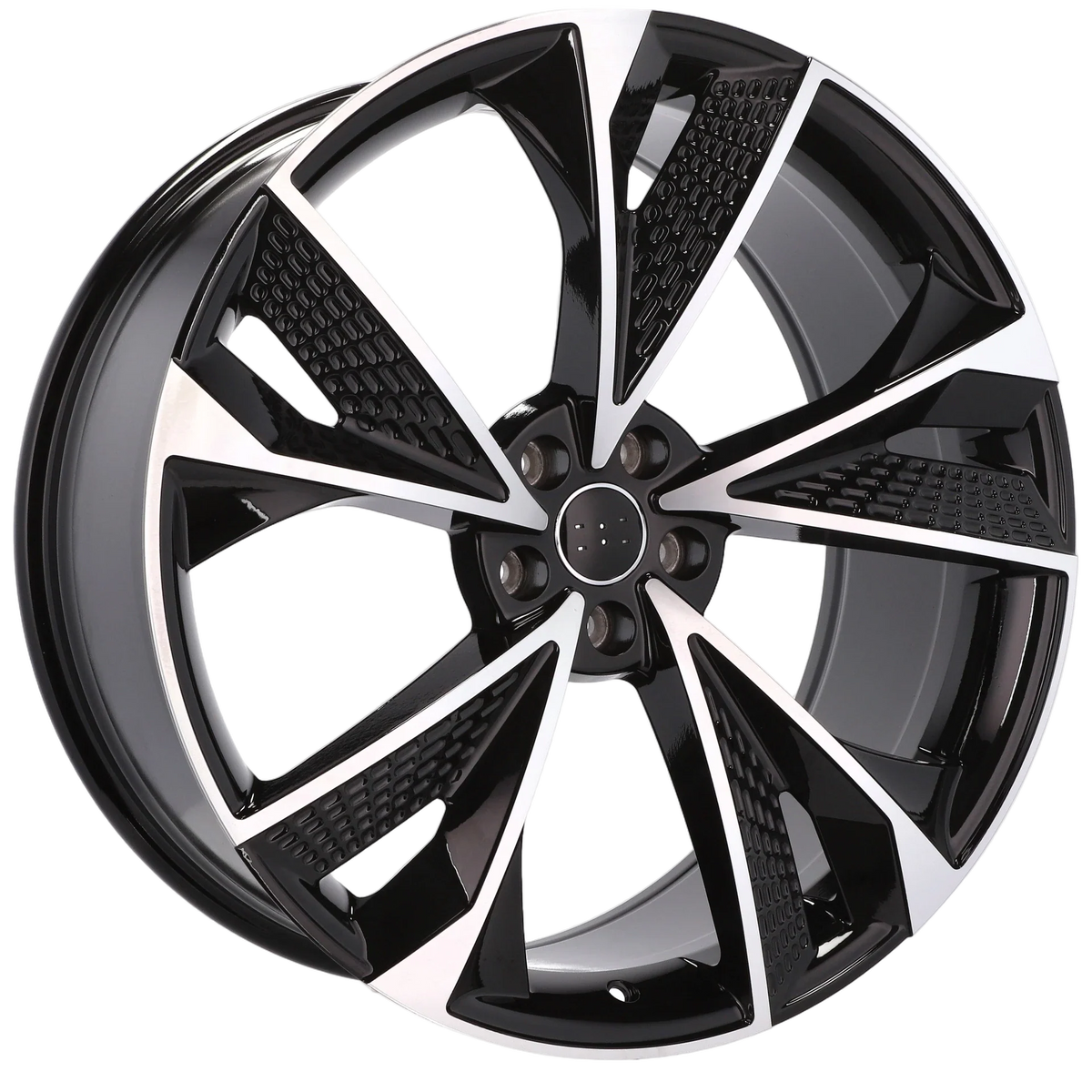 Alu kola pro Audi B1566 9.5x22 5x112 ET30 66.6 Black Polished | Wheelsup.cz