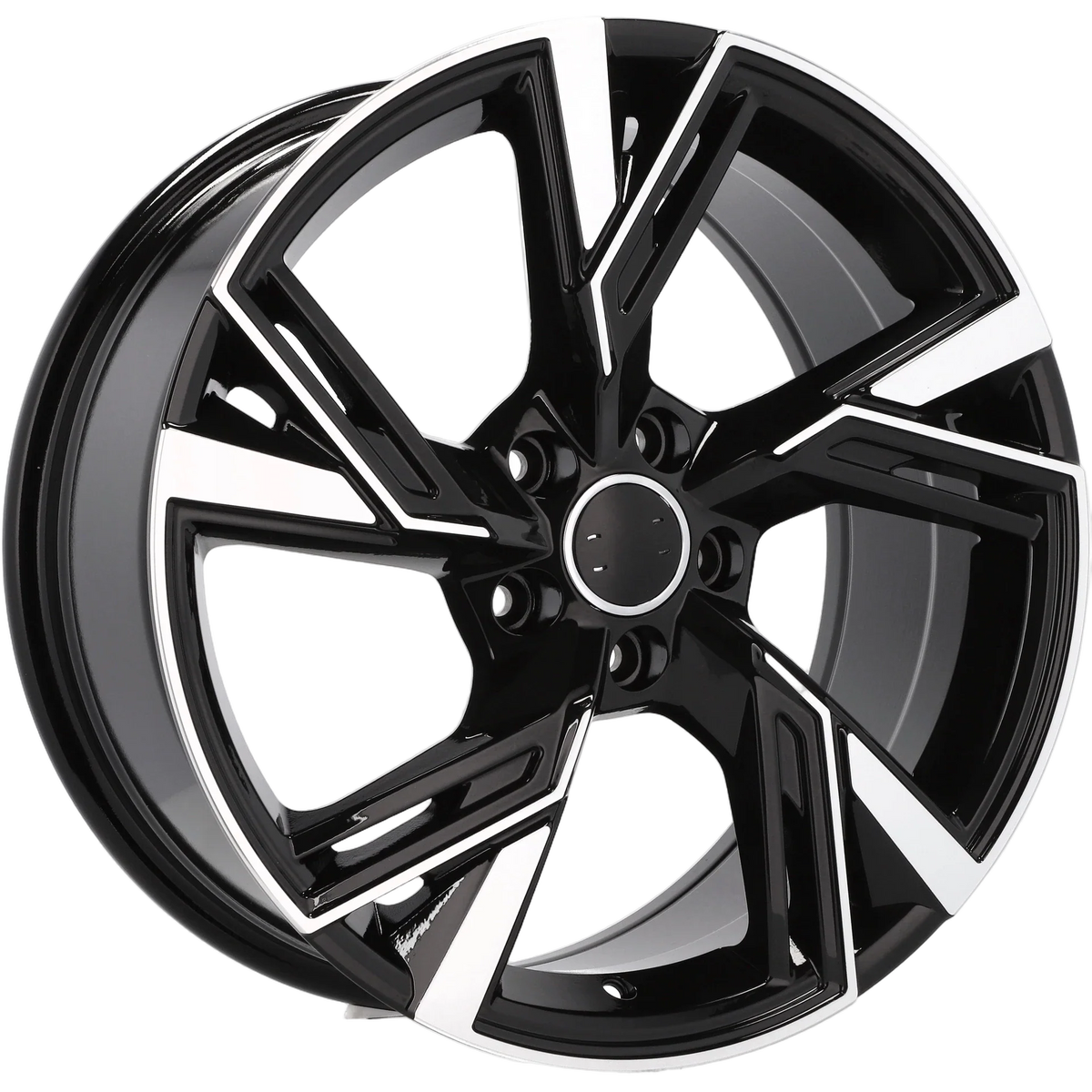 Alu kola pro Audi B1571 7.5x17 5x112 ET36 66.6 Black Polished | Wheelsup.cz