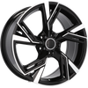 Alu disky pre Audi B1571 8x18 5x112 ET35 66.6 Čierna
