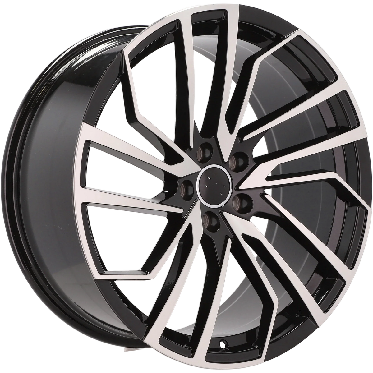 Alu kola pro Audi B1618 10x22 5x112 ET20 66.6 Black Polished | Wheelsup.cz