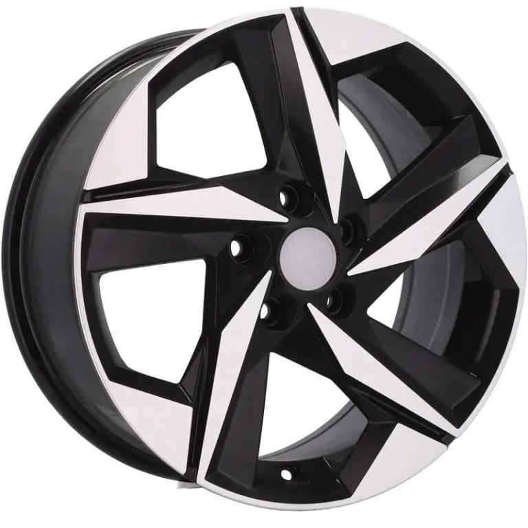Alu kola pro Hyundai B1622 6x15 5x114.3 ET45 67.1 Black Polished | Wheelsup.cz