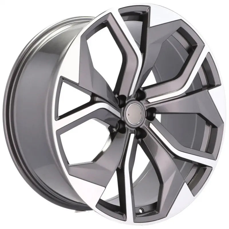 Alu kola pro Audi B1637 9.5x21 5x112 ET31 66.6 Grey Polished | Wheelsup.cz