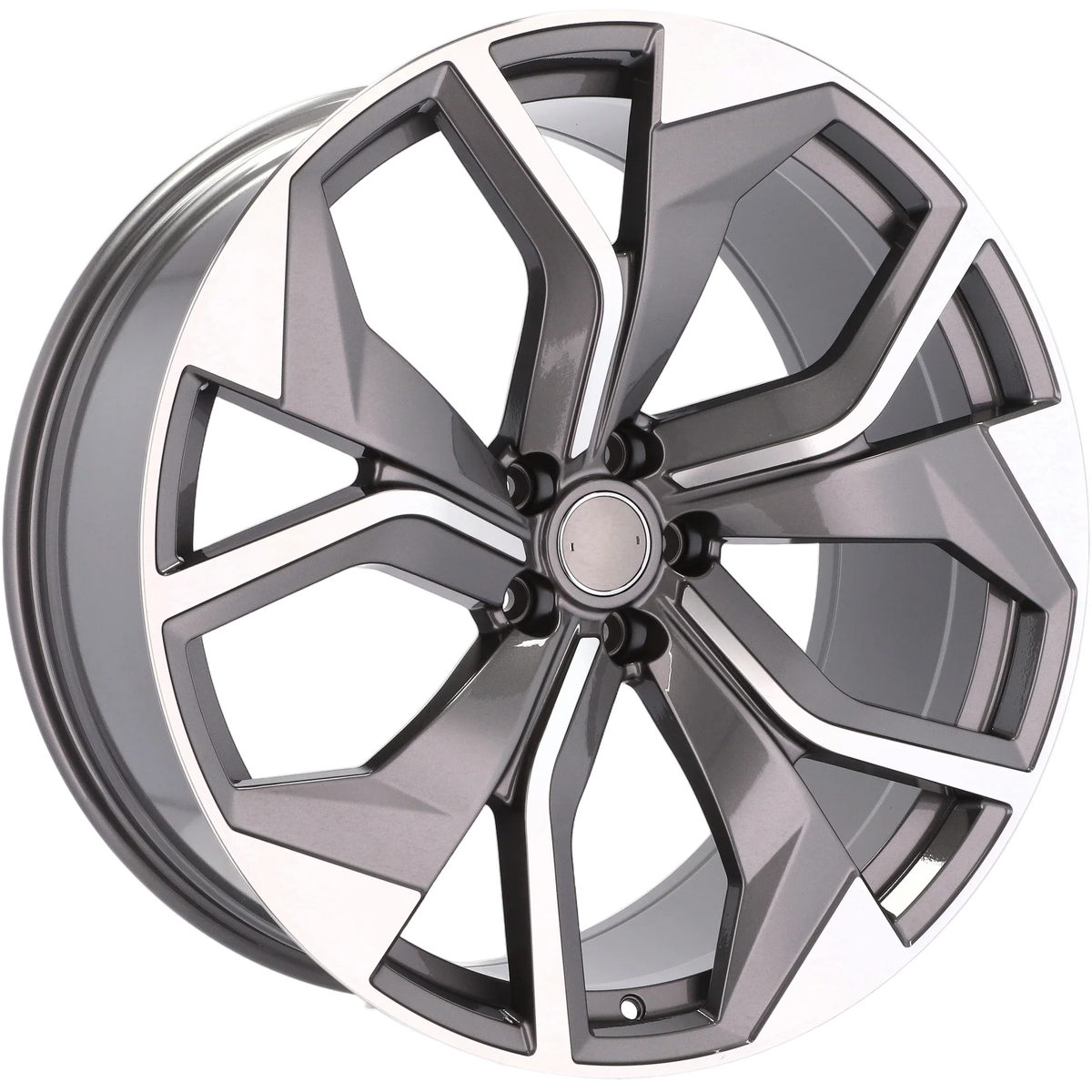Alu kola pro Audi B1637 9x20 5x112 ET25 66.6 Grey Polished | Wheelsup.cz