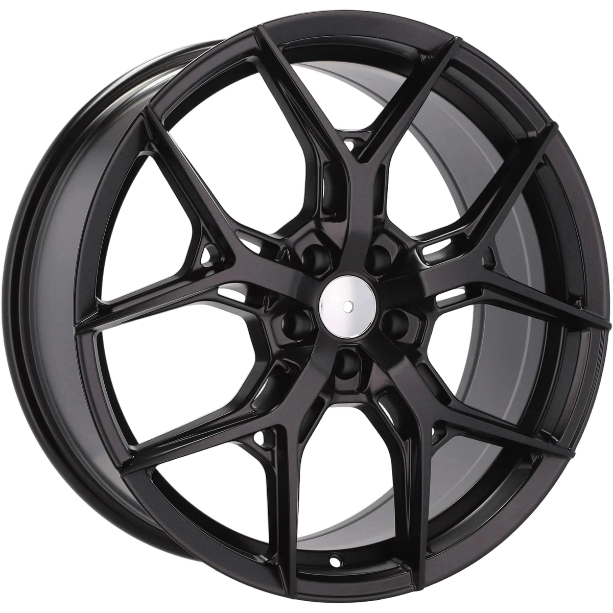 Alu kola Racing Line B1696 8.5x20 5x108 ET40 63.4 Black Half Matt | Wheelsup.cz