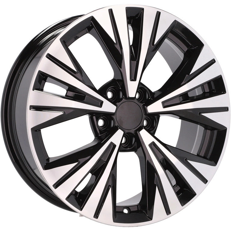 Alu kola pro Nissan B1699 7.5x18 5x114.3 ET40 66.1 Black Polished | Wheelsup.cz