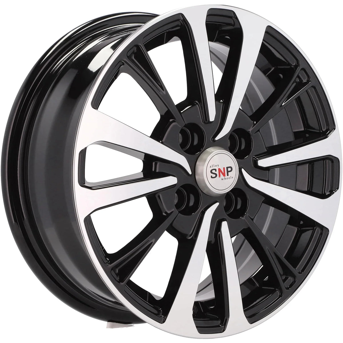 Alu kola pro Toyota B1846 6x15 4x100 ET40 54.1 Black Polished | Wheelsup.cz