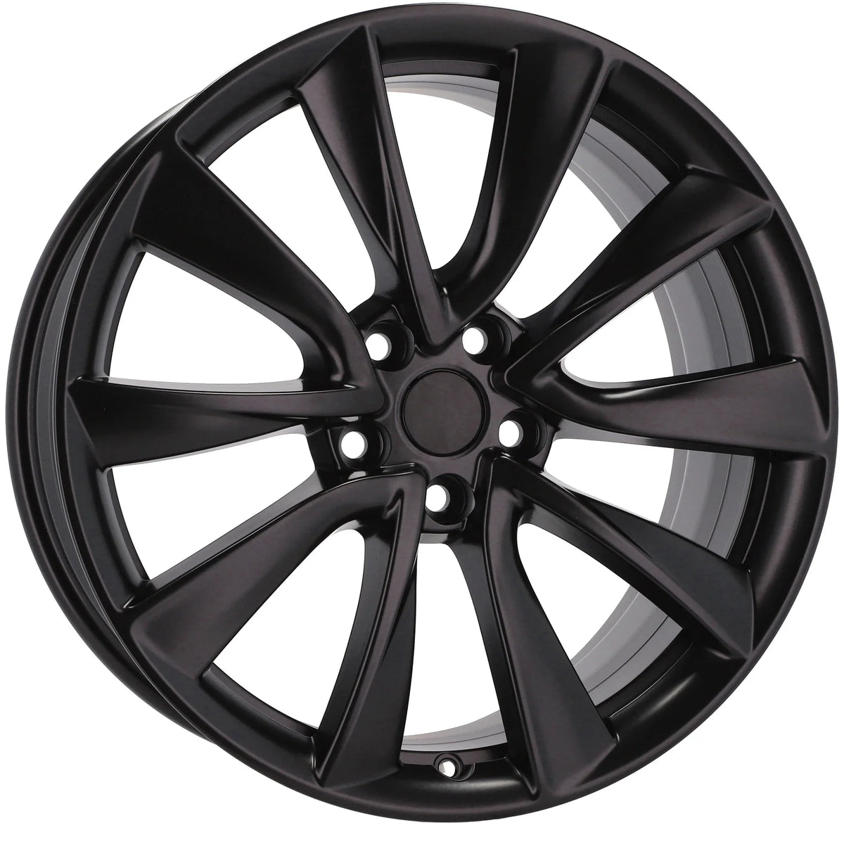 Alu kola pro Tesla B2046 8.5x20 5x114.3 ET35 64.1 Black Half Matt | Wheelsup.cz