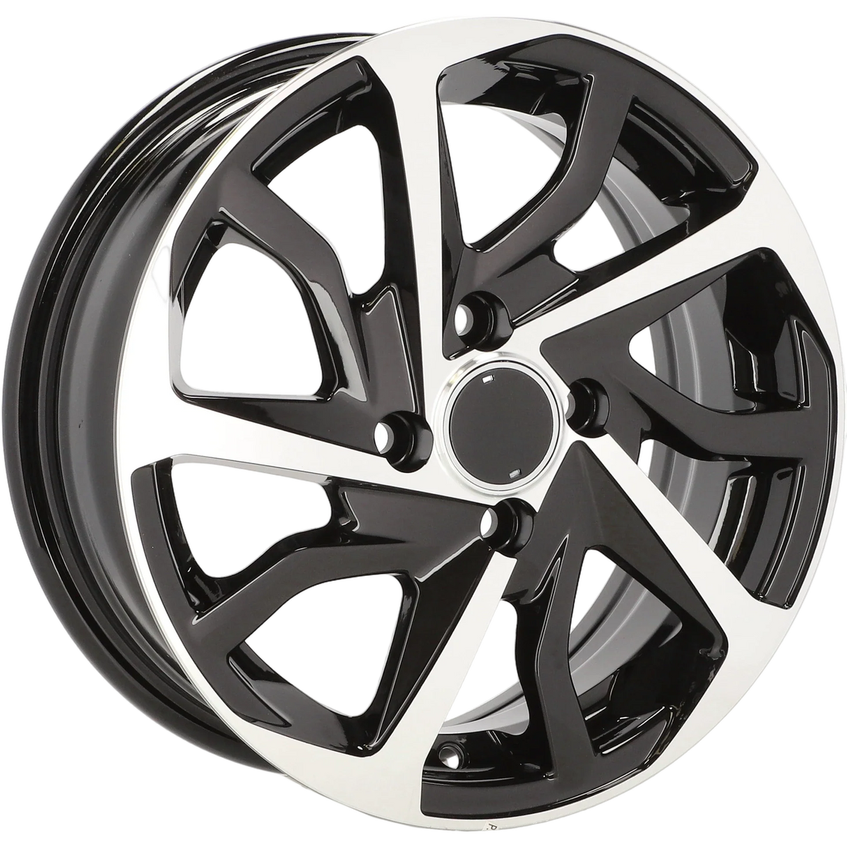 Alu kola pro Toyota B2477 5.5x14 4x100 ET43 54.1 Black Polished | Wheelsup.cz