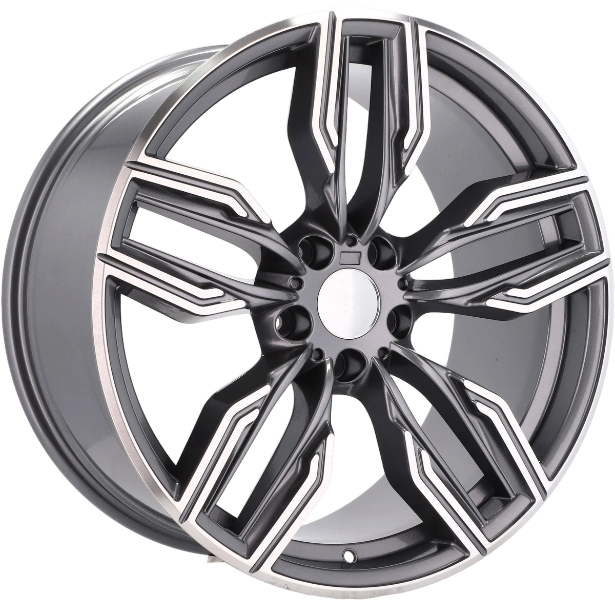 Alu kola pro BMW B5181 10x20 5x112 ET41 66.6 Grey Polished Half Matt | Wheelsup.cz