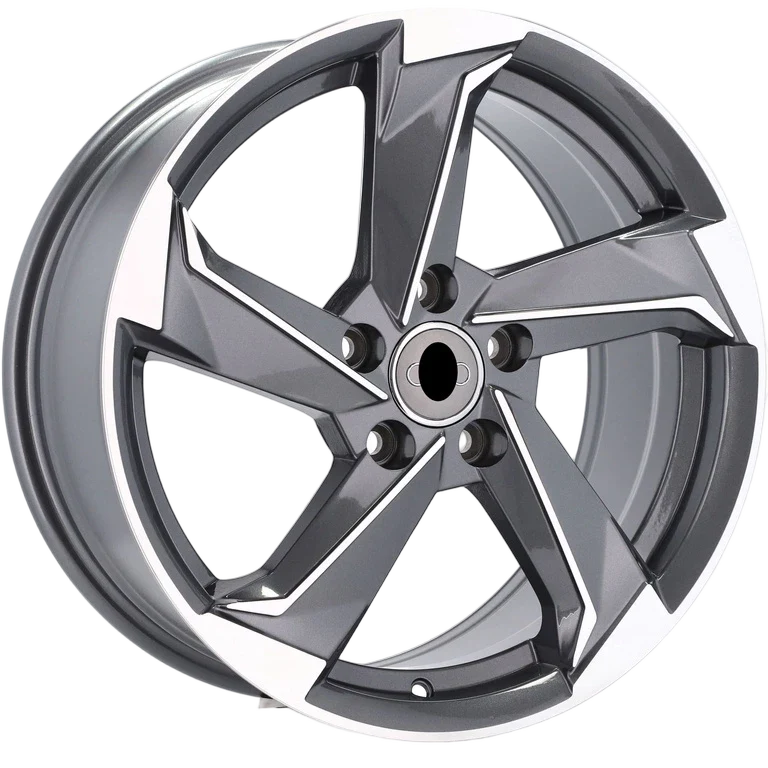 Alu kola pro Audi B5185 7.5x17 5x112 ET40 66.6 Grey Polished | Wheelsup.cz