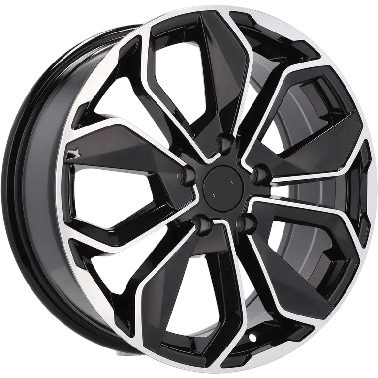 Alu kola pro Renault B5296 6.5x15 4x100 ET38 60.1 Black Polished | Wheelsup.cz
