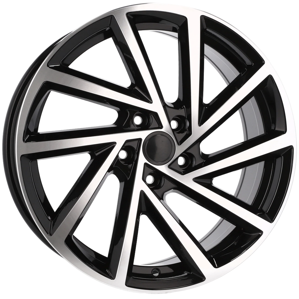 Alu kola pro Volkswagen B5329 6.5x16 5x112 ET45 57.1 Black Polished | Wheelsup.cz