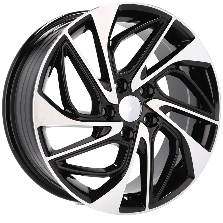 Alu kola pro Hyundai B5518 7.5x19 5x114.3 ET51 67.1 Black Polished | Wheelsup.cz