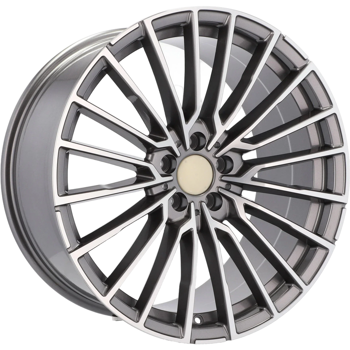 Alu kola pro BMW B5569 8.5x21 5x112 ET25 66.6 Grey Polished | Wheelsup.cz