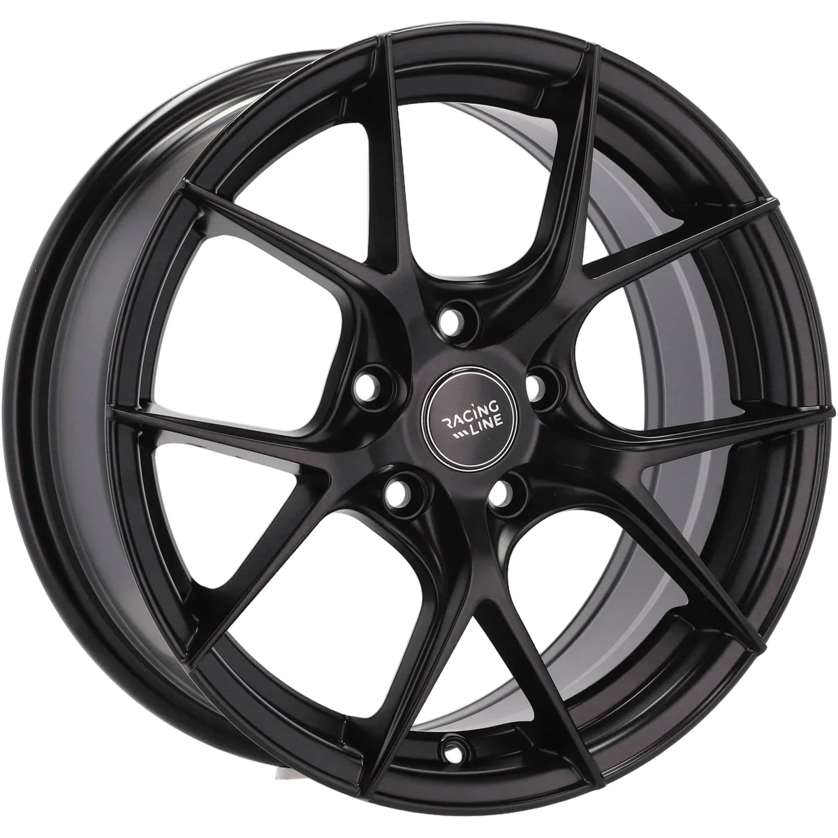 Alu kola pro Racing Line B5713 7x16 5x108 ET44 Black Half Matt | Wheelsup.cz